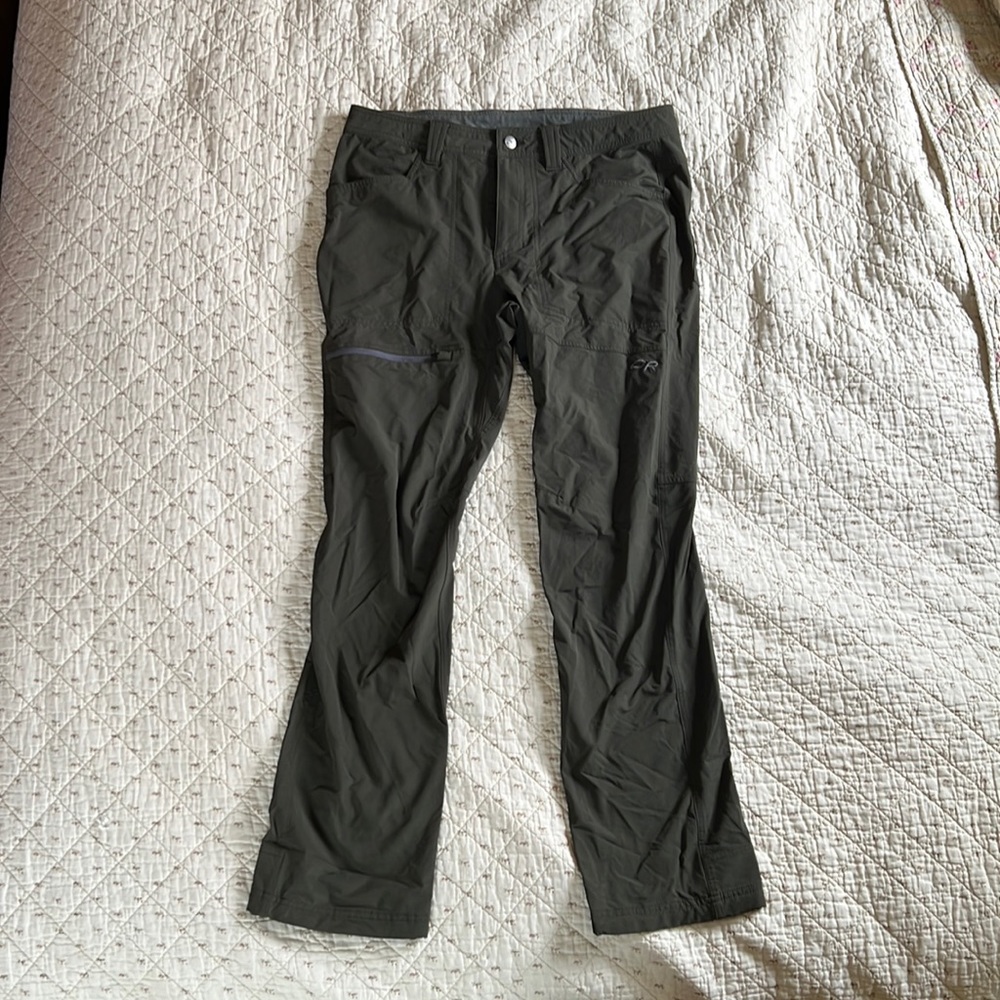 Outdoor Research mens Voodoo pants - green 32x33